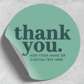 Vielen Dank, Sticker | Moderne grüne Retro