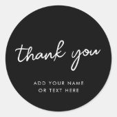 Vielen Dank, Sticker | Stilvolles Typografisches S (Vorderseite)