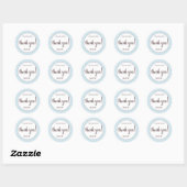 Vielen Dank Sticker Template (Blatt)