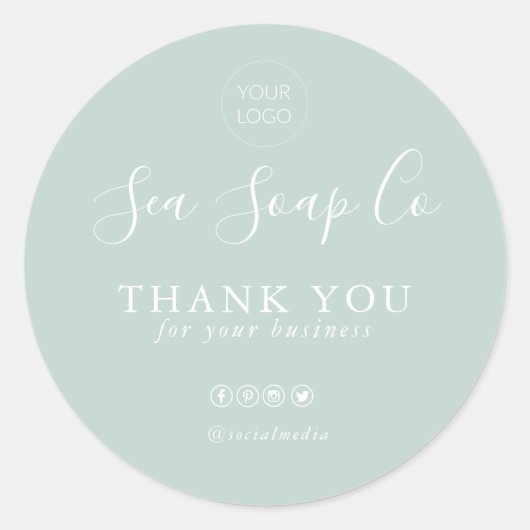 Vielen Dank, Sticker | Unternehmen (Vorderseite)