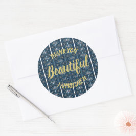 Vielen Dank, Sticker von Poet Adiela Akoo