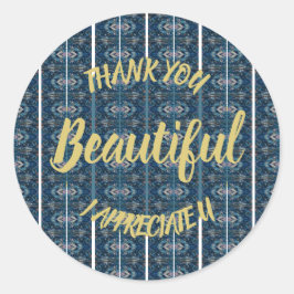 Vielen Dank, Sticker von Poet Adiela Akoo