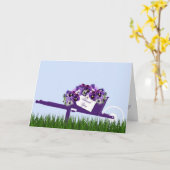 Vielen Dank Stiefmütterchen Grußkarte Karte (Gelbe Blume)