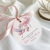 Vielen Dank Stork & Pink Cloud Baby Dusche Gefalle Geschenkanhänger