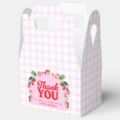 Vielen Dank Strawberry Berry First Birthday Geschenkschachtel (Geöffnet)