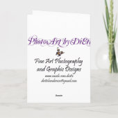 Vielen Dank Subway Art in vielen Sprachen Dankeskarte (Rückseite)