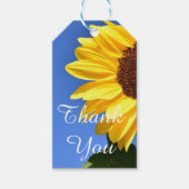 Vielen Dank, Sunflower Gift Tag Geschenkanhänger (Vorderseite)