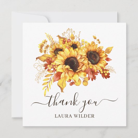 Vielen Dank Sunflowers Script (Vorderseite)