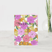 Vielen Dank Sweet Orange Pink Green Handgezeichnet (Vorderseite)