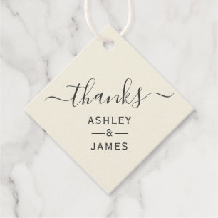 Vielen Dank Tag, Geschenktag Hochzeit Danke für Ta Geschenkanhänger