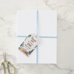 Vielen Dank Tag Watercolor Happy Camper Geburtstag Geschenkanhänger