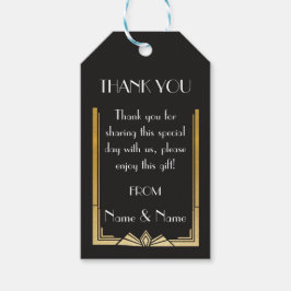 Vielen Dank Tags 1920er Gatsby Tags Zwanziger Hoch Geschenkanhänger