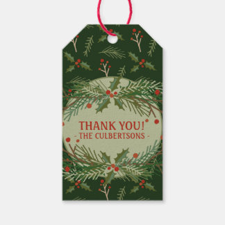 Vielen Dank Tags für Weihnachtsgeschenke Geschenkanhänger