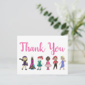 Vielen Dank Tanzlehrer Erwägung Ballet Stich Jazz Postkarte (Stehend Vorderseite)