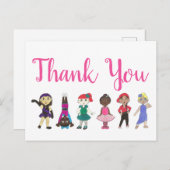 Vielen Dank Tanzlehrer Erwägung Ballet Stich Jazz Postkarte (Vorne/Hinten)