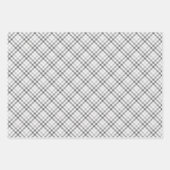 Vielen Dank, Tartan Pattern Sage Green Pastel Geschenkpapier Set (Vorderseite)