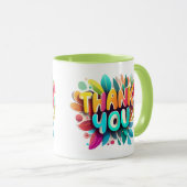 Vielen Dank Tasse (VorderseiteRechts)