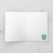 Vielen Dank Teacher Minze Paper Flugzeug Editable Dankeskarte (Innenseite)