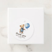 Vielen Dank Teddy Bear Boy Baby Dusche Geschenkanhänger (Beispiel)