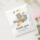 Vielen Dank Teddy Bear Pilot Baby Boy Dusche Geschenktütchen (Versiegelt)