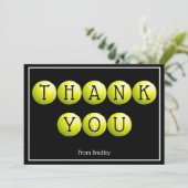 Vielen Dank Tennis Custom Personalisiert (Stehend Vorderseite)
