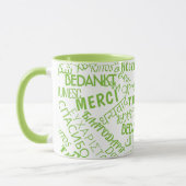 Vielen Dank Text Coffee Tasse (Links)