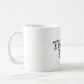 Vielen Dank Text Elegant Stars Typografie Kaffeetasse (Links)