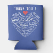 Vielen Dank Text kann Cooler Geschenke wählen Farb Dosenkühler (Rückseite)