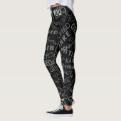 Vielen Dank Text Multi Language Leggings Ihre Farb (Links)