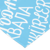 Vielen Dank Text Tablecloth Multi Language Word Tischdecke (Schrägansicht)