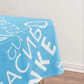 Vielen Dank Text Tablecloth Multi Language Word Tischdecke (Beispiel)