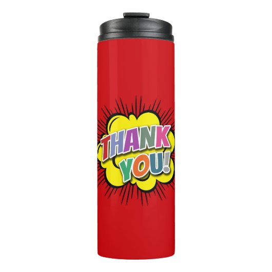 Vielen Dank Thermosbecher (Vorderseite)