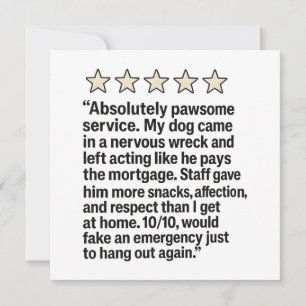 Vielen Dank, Tierarzt Karte