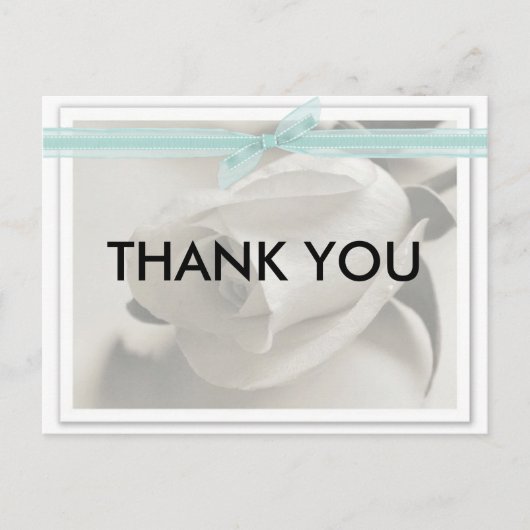 Vielen Dank Tiffany Postkarte (Vorderseite)