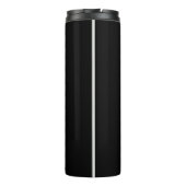 Vielen Dank Trauzeuge Trauzeuge Monogram Black Ges Thermosbecher (Rückseite)