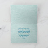 Vielen Dank Trauzeugin Beach Muscheln Card Karte (Innenseite)