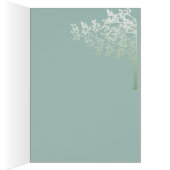 Vielen Dank Tree Blätter Aquamarin oder Stone Blue (Innen (Rechts))