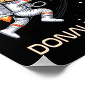 Vielen Dank Trump Bitcoin Donald Pump Crypto Bull Poster (Ecke)