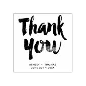 Vielen Dank Typografie rustikale schick einfache H Gummistempel (Prägung)