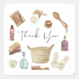 Vielen Dank, Umschlag Aufkleber der Selbstversorgu