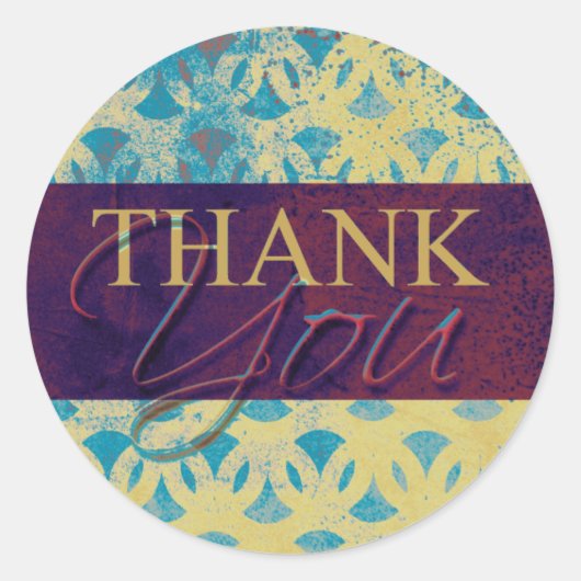 Vielen Dank! Umschlag Siegel Sticker (Vorderseite)