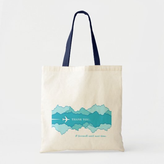 Vielen Dank und Abschied : Abfliegen Thema Tragetasche (Vorne)
