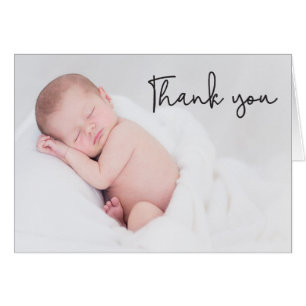 Vielen Dank und Baby Birth Announcement, Modern