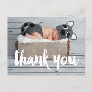 Vielen Dank und Baby Birth Announction Postcard Postkarte