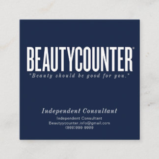 Vielen Dank und bestellen Sie Info Business Card Quadratische Visitenkarte