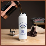 Vielen Dank und Ihr Geschäftslogo QR-Code Trinkflasche<br><div class="desc">Classic und Simple - Ihr Firmenlogo und QR-Code plus Telefonnummer (oder Ihr Text) auf dieser Edelstahlflasche. Sie können auch die Farbe Ihres Textes und QR Ihren Geschäftsfarben anpassen. Bei Fragen zum Design oder speziellen Wünschen senden Sie uns bitte eine E-Mail an: charmdesignstudio@rcn.com und wir helfen Ihnen gerne weiter. Gestalten und...</div>