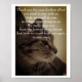 Vielen Dank und RIP Poster (Vorne)