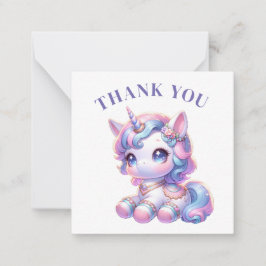 Vielen Dank, Unicorn Card Mitteilungskarte