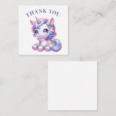 Vielen Dank, Unicorn Card Mitteilungskarte (Vorne/Hinten)