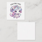 Vielen Dank, Unicorn Card Mitteilungskarte (Vorne/Hinten)